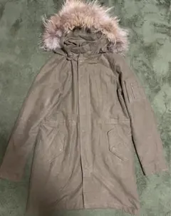 ビューティー&ユース ボアライナー　モッズコート ロング　マウンテンパーカー　L