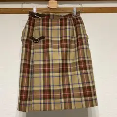 J.PRESS チェック巻きスカート