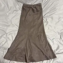 GRL ブラウン マーメイドスカート