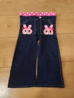 ホットビスケッツ ウサギ刺繍 パンツ 90cm