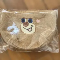 新品未開封　ドアップテディガール　コスメポーチ