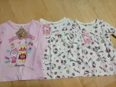 キティちゃん アンパンマン 長袖シャツ 90 95