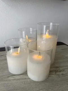 キャンドル 4個セット（電池式）