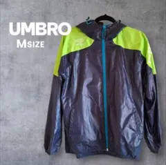 アンブロ UMBRO メンズウィンドブレーカー ジップアップ Mサイズ ネイビー