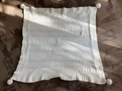 ジェラートピケポンポン付きブランケット　おくるみ