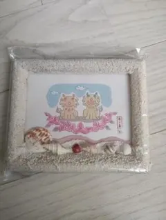 フォトフレーム　シーサー　貝殻