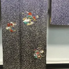 D942 振袖　総刺繍　宝尽くし　叩き染め　正絹　着物　袷　極美品のサムネイル