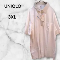新品　ユニクロ　UNIQLO AIRism ポロシャツ 3XL ホワイト