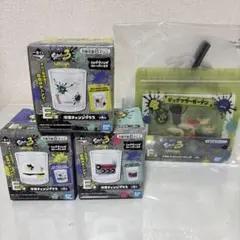 【美品未開封】1番くじ　スプラトゥーン3 E賞グラス3個！オマケ付き