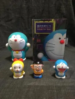 ドラえもん 貯金箱 指人形３体 システムファイル セット