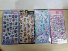 ディズニーシール　サンリオシール　4枚セット