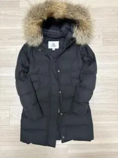PYRENEX ブラックダウンジャケット グルノーブル　36