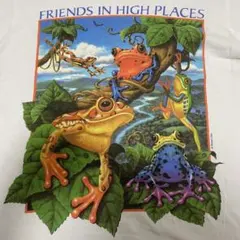 90s USA製 シングルステッチ　ビッグプリントTシャツ
