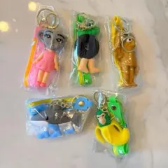 【新品未開封】イタリアンブレインロッド　立体キーホルダー５体セット