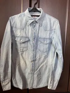 EDWIN デニムシャツ Sサイズ ライトブルーのサムネイル