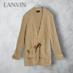 【LANVIN collection ランバン】　リボン　ニットカーディガンのサムネイル
