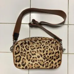 【未使用】MOUSSYレオパード柄 ボディバッグ 調整可能　ストラップ2種類