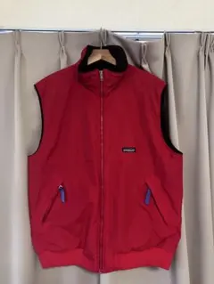 Patagonia レッド シェルドシンチラベスト ナイロンベスト 90s パタゴニア シェルドシンチラベスト 90s