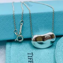 極美品✨ ティファニー ネックレス ビーン ミニ シルバー925 - メルカリ