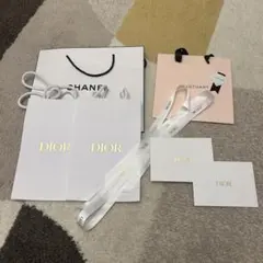 ショッパー Dior JILLSTUART CHANEL メッセージカード