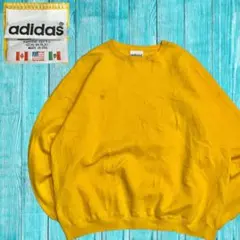 ひ*い様 希少 USA製 80s adidas 万国旗タグ スウェット 2XL