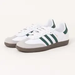 adidas Samba ホワイト/グリーン スニーカー