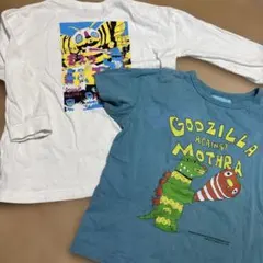 マーキーズ✖️ ゴジラ　半袖と長袖２枚セット　120cm