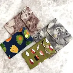 5. ポーチ　スナップポーチ　マルチポーチ　リップケース　ハンドメイド