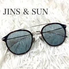 美品✨JINS&SUN サングラス ツーブリッジ URF-21S-123AAのサムネイル
