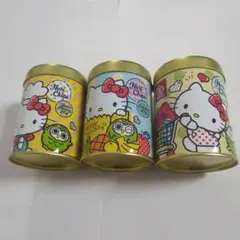 ハローキティ×カスミ　山本海苔店 のりチップス 空き缶3点セット　2021年