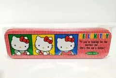 【未使用品】ハローキティ 缶ペンケース 2段 1989年製(昭和/平成)