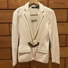 LAUREN RALPH LAUREN ニットジャケット ホワイト