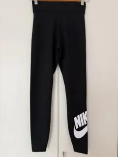 NIKE レギンス スパッツ ブラック ロゴプリント XS