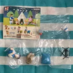 クレヨンしんちゃん キャンプ ガチャ ひろし シロ フィギュア