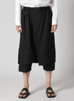 【Yohji Yamamoto POUR HOMME】シワギャバラップパンツ/Sのサムネイル