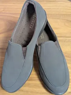 【新品】BEAGLES ダークブラウン スリッポン(滑り止め付)