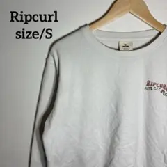 メ*8様 【US古着】Ripcurl ワンポイントロゴ クルーネックスウェット