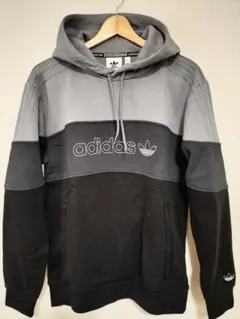 adidas アディダスオリジナルス パーカー フーディー グレー sizeＬ