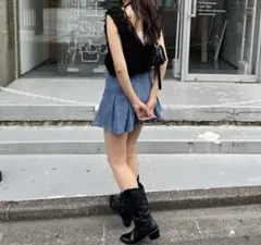 kastane ファーショートベスト
