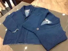 【Safari 3月号掲載】INDIGO KNIT SHAWL CARDIGANのサムネイル
