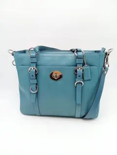 COACH コーチ 2WAY ショルダーバッグ トートバッグ レザー