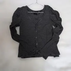 Vネック ボーダーアンサンブル