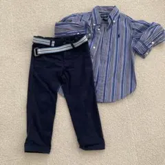 Ralph Lauren 3T 長袖シャツとパンツセット