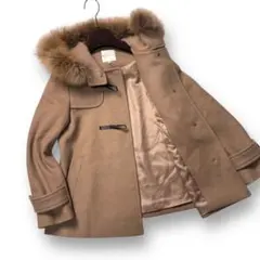 美品！！KUMIKYOKU ダッフルコート ベージュ系 Sサイズ