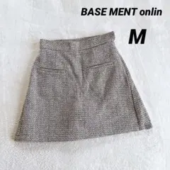 【ベースメント】ヘリボーン柄 ミニスカート インパンツ付 ショートパンツ M