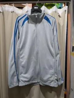 グレー ジップアップ スポーツジャケット