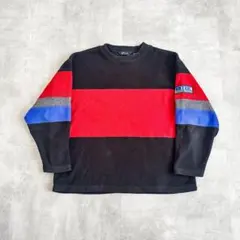 1990's Eddie Beuer EBTEK ボーダー 切り替え フリース