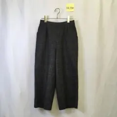 kk154【F】all of me ウールブレンド フラットフロント テーパード