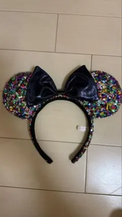 ミニーマウス スパンコールカチューシャ