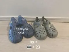 igor サンダル 23 サイズ